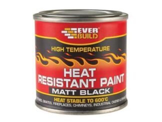 Everbuild Heat Resistant Paint 125ml (5029347609306) EVBHEATPNT1