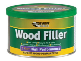 Everbuild 2-Part High-Performance Wood Filler Light Stainable 1.4kg (5029347608262) EVBHPWFL14K