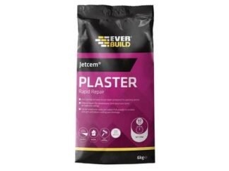 Everbuild Jetcem Quick Set Patching Plaster (Single 6kg Pack) (5029347610173) EVBJETPATCH6