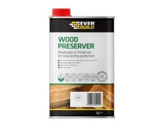 Everbuild Wood Preserver Clear 1 litre (5029347802011) EVBLJCR01