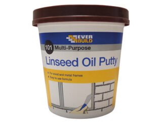 Everbuild 101 Multi-Purpose Linseed Oil Putty Brown 1kg (5029347001186) EVBMPPB1KG