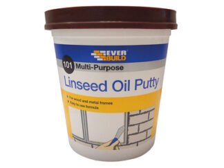 Everbuild 101 Multi-Purpose Linseed Oil Putty Brown 2kg (5029347001193) EVBMPPB2KG