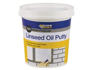 Everbuild 101 Multi-Purpose Linseed Oil Putty Natural 500g (5029347001100) EVBMPPN05