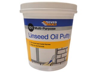 Everbuild 101 Multi-Purpose Linseed Oil Putty Natural 2kg (5029347001124) EVBMPPN2KG