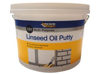 Everbuild 101 Multi-Purpose Linseed Oil Putty Natural 5kg (5029347001155) EVBMPPN5KG