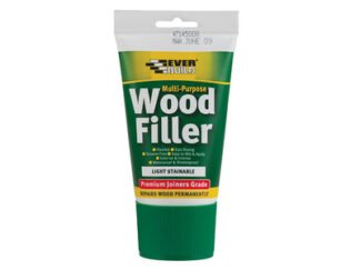 Everbuild Multipurpose Premium Joiners Grade Wood Filler Light Stainable 100ml (5029347603335) EVBMPWFL100