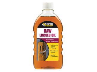 Everbuild Raw Linseed Oil 500ml (5029347601898) EVBRAWLIN