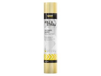 Everbuild Roll & Stroll Textured Non-Slip Carpet Protector 600mm x 75m (5029347610265) EVBROLTEXT75