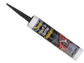 Everbuild Roof & Gutter Sealant Black 295ml (5029347000172) EVBROOFBL