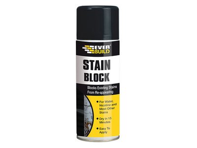 Everbuild Stain Block Spray 400ml (5029347602017) EVBSTAINSTP