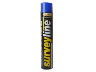 Everbuild Survey Line® Marker Spray Blue 700ml (5029347601560) EVBSURVEYBL