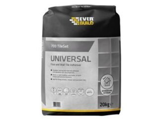 Everbuild 700 TileSet Universal White 20kg (5029347615826) EVBTS700WE20