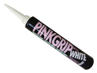 Everbuild Pinkgrip Solvent-Free White 380ml (5029347610081) EVBWHITEGRIP
