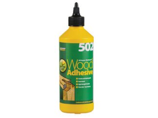 Everbuild 502 All Purpose Weatherproof Wood Adhesive 500ml (5029347005207) EVBWOOD05