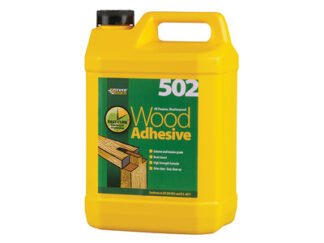 Everbuild 502 All Purpose Weatherproof Wood Adhesive 5 litre (5029347005252) EVBWOOD5