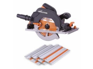 Evolution R185CCSX Circular Track Saw Kit 185mm 1600W 240V EVL185CCSXP