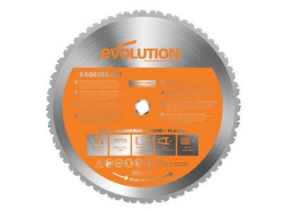 Evolution Multi-Material Chop Saw Blade 355 x 25.4mm x 36T (0849713011268) EVL355MULTI