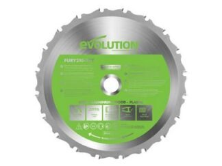 Evolution FURY® Multi-Purpose TCT Circular Saw Blade 210 x 25.4mm x 20T (0849713019967) EVLF210MULTI