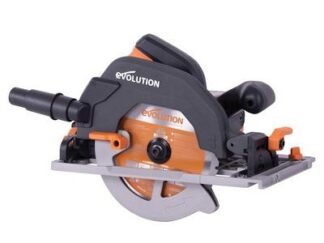 Evolution R185CCSX Circular Track Saw Kit 185mm 1600W 110V (0849713074492) EVLR185CCSXL
