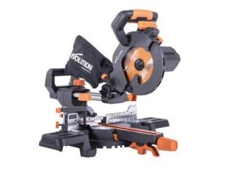 Evolution R185SMS+ 185mm Multi-Material Sliding Mitre Saw 1200W 240V (0849713081445) EVLR185SMSP