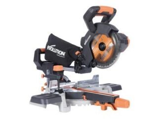 Evolution R185SMS-Li EXT Sliding Mitre Saw 18V Bare Unit (0849713042767) EVLR18SMSN