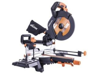 Evolution R255SMS+ Pro Multi-Material Sliding Mitre Saw 255mm 1600W 110V (0849713073747) EVLR255SMSL