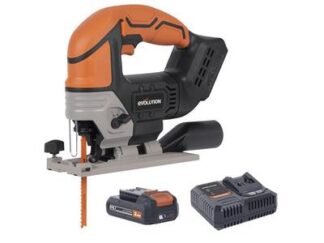 Evolution R90JGS-Li EXT Jigsaw 18V 1 x 2.0Ah Li-ion (0849713095794) EVLR90JGS2