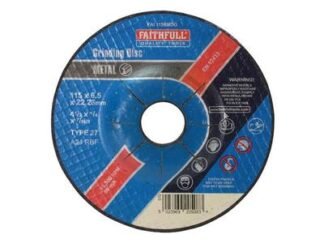 Faithfull Depressed Centre Metal Grinding Disc 115 x 6.5 x 22.23mm (5023969205083) FAI1156MDG