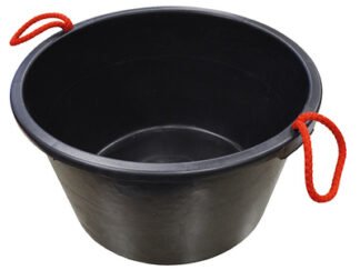 Faithfull Builders Bucket 40 litre (9 gallon) - Black (5023969311210) FAI40LBUCKET