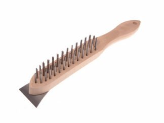 Faithfull 580/4S Lightweight Scratch Brush with Scraper - 4 Row (5023969202389) FAI5804S