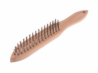 Faithfull 680/S4 Heavy-Duty Stainless Steel Scratch Brush - 4 Row (5023969202457) FAI680S4