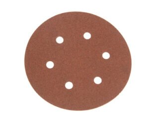 Faithfull Hook & Loop Sanding Disc DID2 Holed 150mm x 40G (Pack 25) (5023969243856) FAIAD15040H