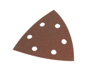 Faithfull Delta Hook & Loop Sanding Sheets TR2 93mm Very Coarse (Pack 5) (5023969246574) FAIADSSVC