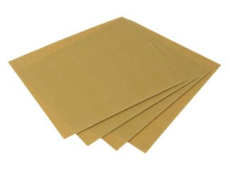 Faithfull Glasspaper Sanding Sheets 230 x 280mm Grade S2 60G (25) (5023969245898) FAIAGPS2