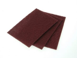 Faithfull Hand Pad Maroon Very Fine 230 x 150mm (10) (5023969245942) FAIAHPMAROON