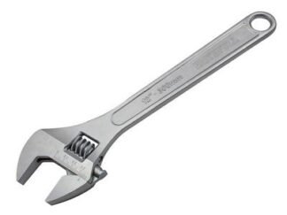 Faithfull Chrome Adjustable Spanner 300mm (12 Inch) (5023969004310) FAIAS300MC
