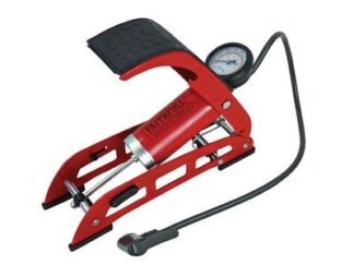 Faithfull Foot Pump Single Cylinder with Gauge (5023969301013) FAIAUFPUMP1