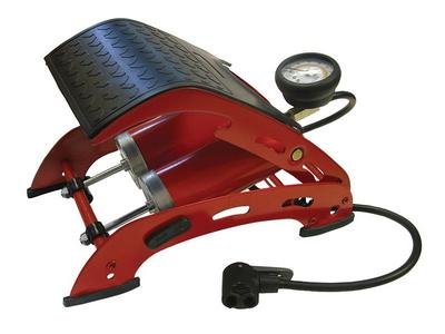 Faithfull Foot Pump Double Cylinder with Gauge (5023969301020) FAIAUFPUMP2
