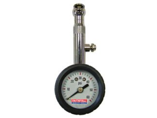 Faithfull Tyre Pressure Dial Gauge 60 psi (5023969301044) FAIAUPGAUGE
