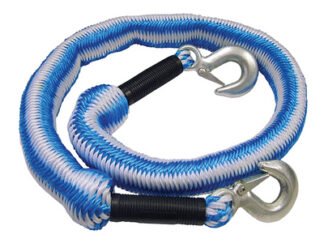 Faithfull Tow Rope Expanding 4m Metal Hooks 3 Tonnes (5023969300993) FAIAUTRELAST