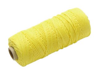 Faithfull Hi-Vis Nylon Brick Line 100m (330ft) Yellow (5023969233734) FAIBLHVY