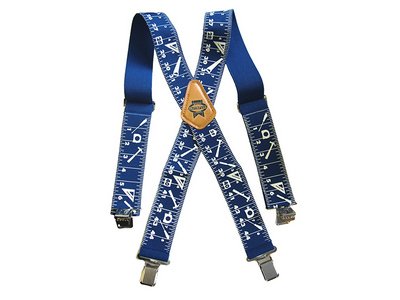 Faithfull Heavy-Duty Braces 50mm Wide - Blue (5023969284682) FAIBRACESTM