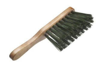 Faithfull Stiff Green PVC Hand Brush 275mm (11in) (5023969286327) FAIBRHANDSTI