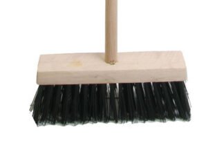 Faithfull Broom PVC 325mm (13in) Head complete with Handle (5023969267593) FAIBRPVC13H
