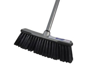 Faithfull Soft Broom with Screw On Handle 300mm (12 Inch) (5023969278131) FAIBRSOFTDIY