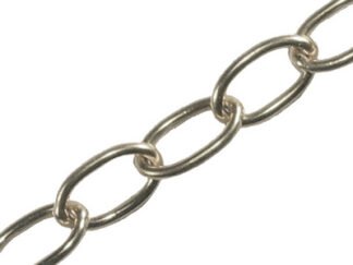 Faithfull Oval Chain 2.3mm x 10m Chrome (5023969255736) FAICHOC23