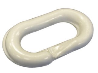 Faithfull Plastic Joining Links 8mm White (Pack 4) (5023969262055) FAICHPJLW