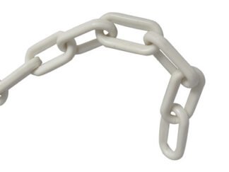 Faithfull Plastic Chain 8mm x 12.5m White (5023969257624) FAICHPLW812C