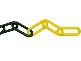 Faithfull Plastic Chain 8mm x 12.5m Yellow / Black (5023969273976) FAICHPYB812C