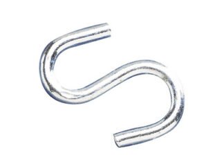 Faithfull S-Hooks 6mm Zinc Plated (Pack 6) (5023969274089) FAICHSH608